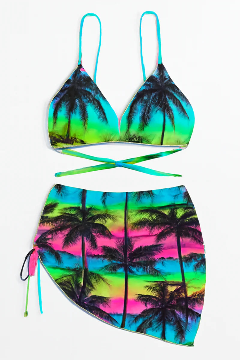 Biquíni Plus Size Floral Com Amarração