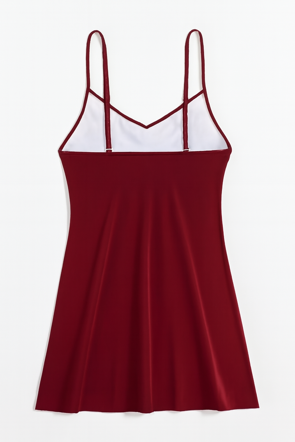 Maiô Feminino com Saia Nó Lateral e Alças Finas