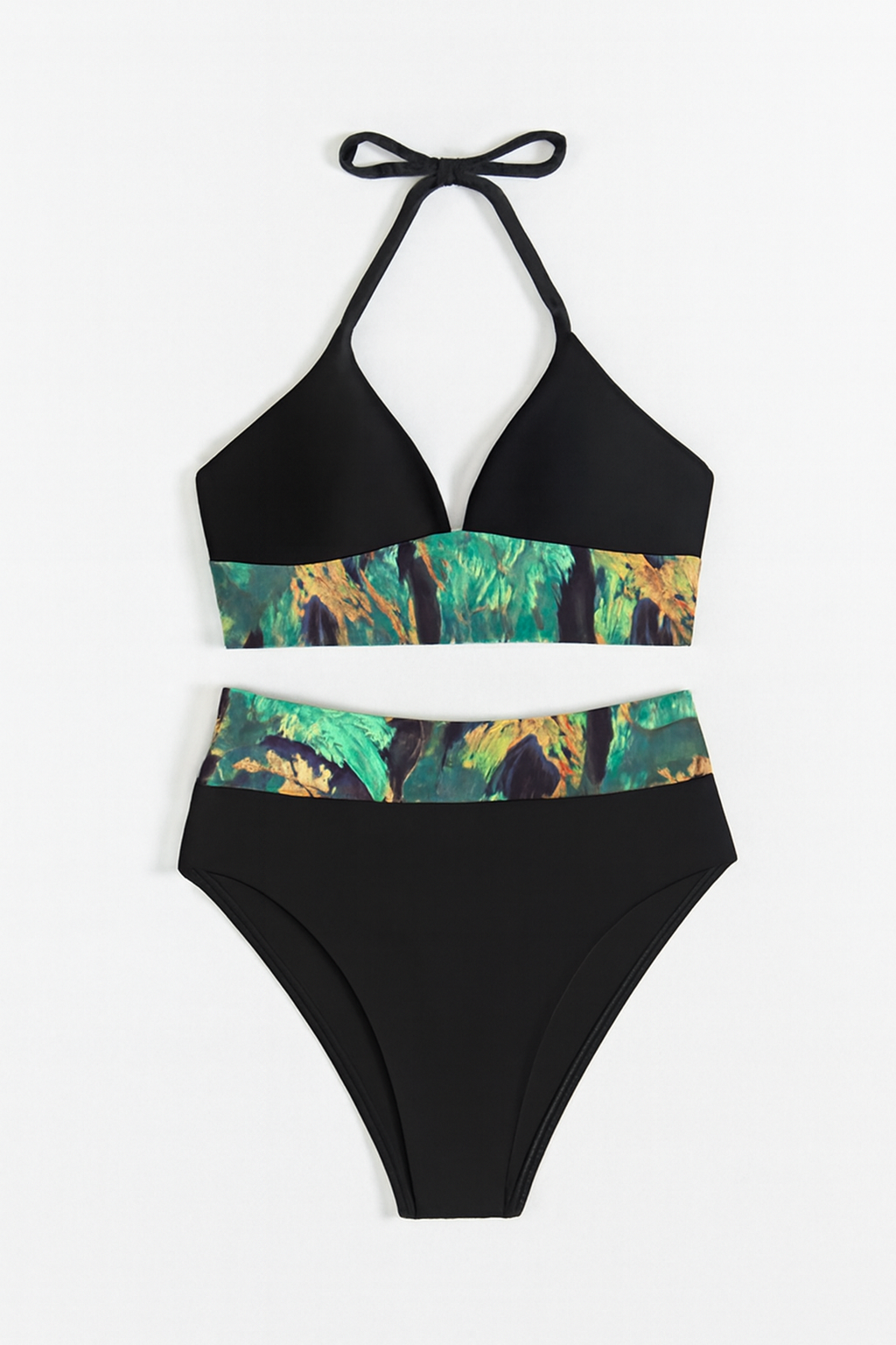 Biquíni Hot Pant Cintura Alta Pantanal + Saída de Praia