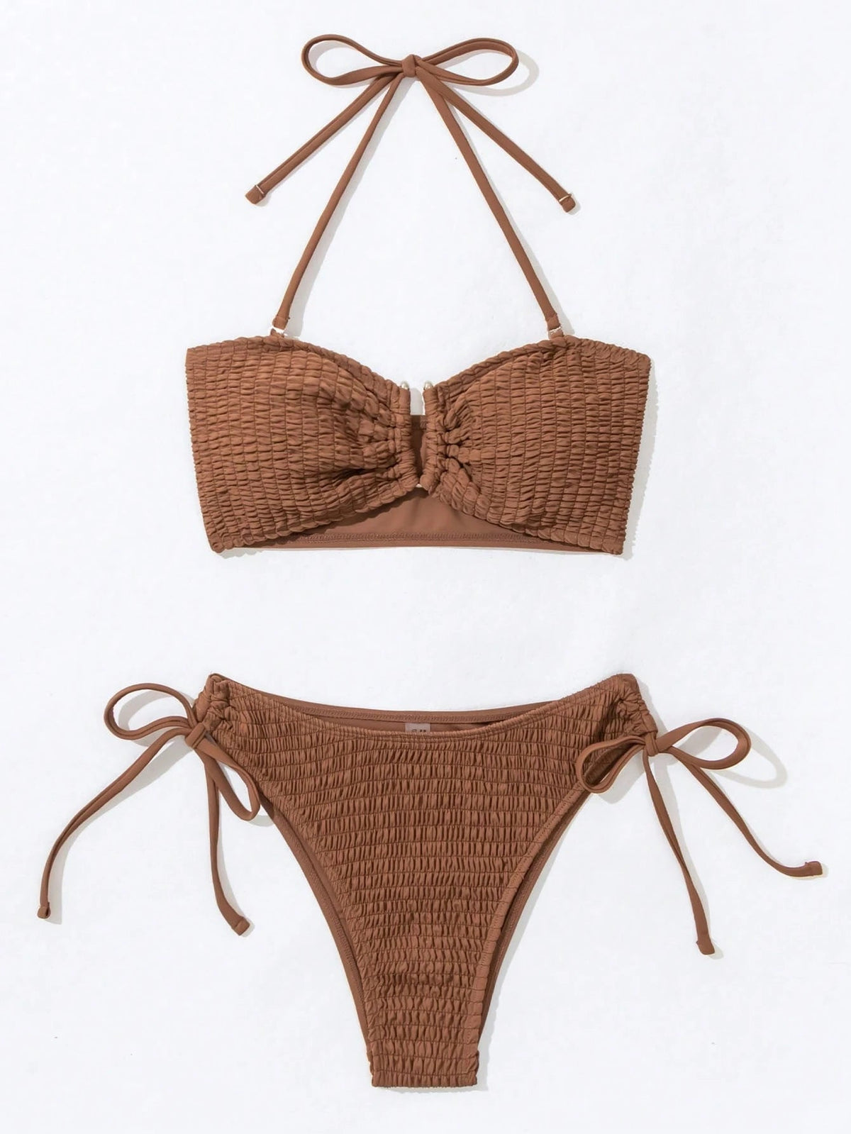 Biquíni Feminino Tomara que Caia Canelado
