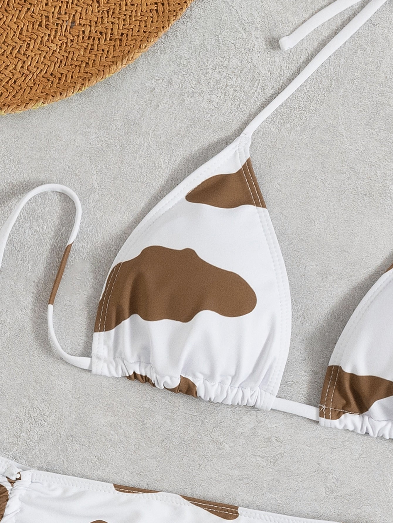 Biquíni Triângulo Com Saia Estampada