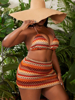 Biquíni Plus Size Estilo Boho Praia