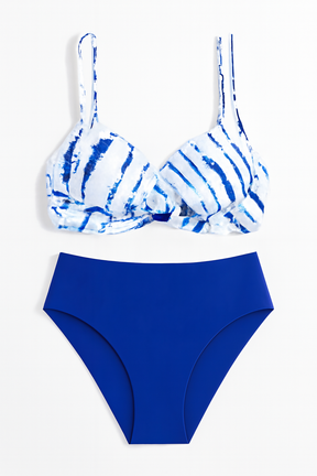 Biquíni Plus Size Tie-Dye Com Kimono