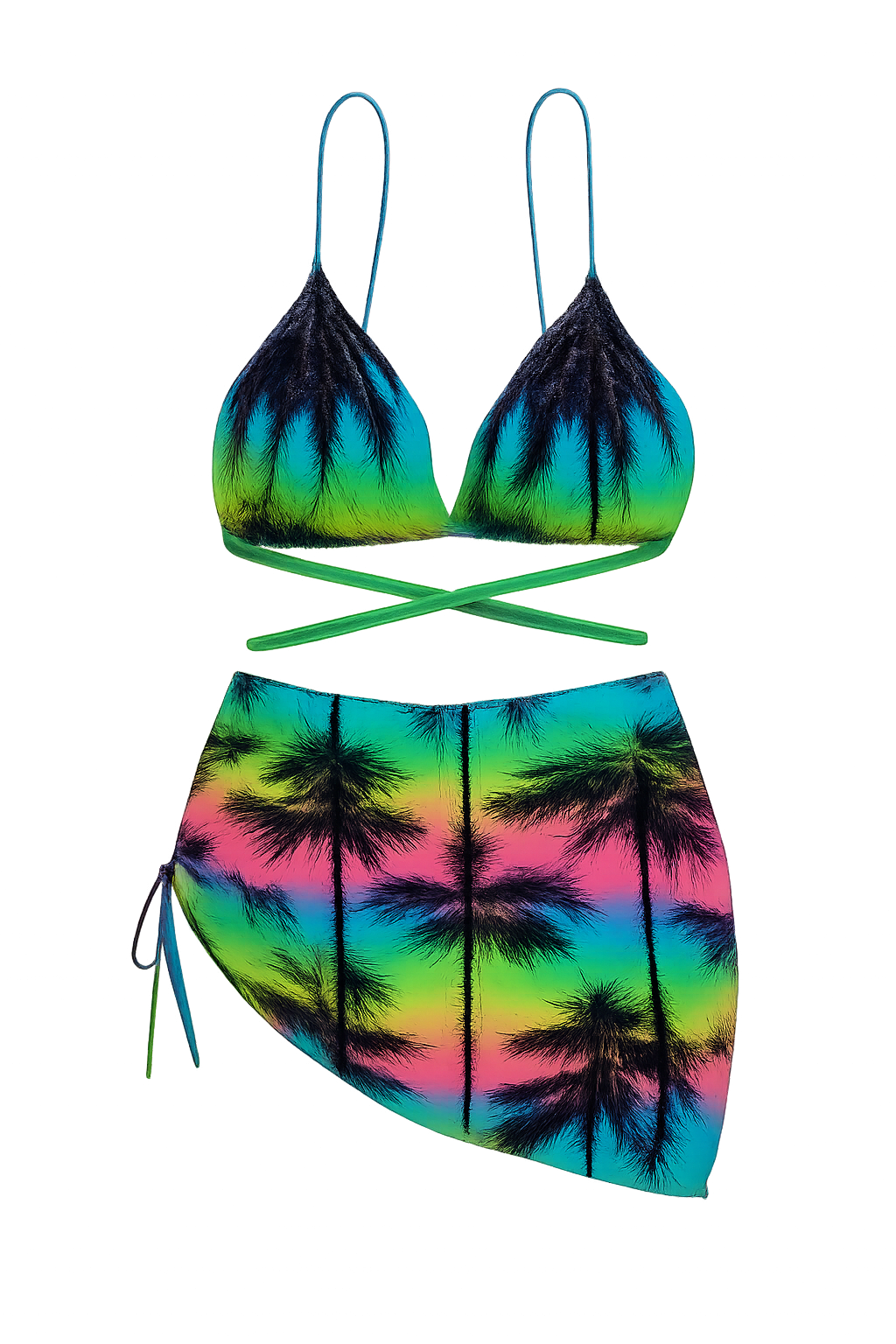 Biquíni Plus Size Floral Com Amarração