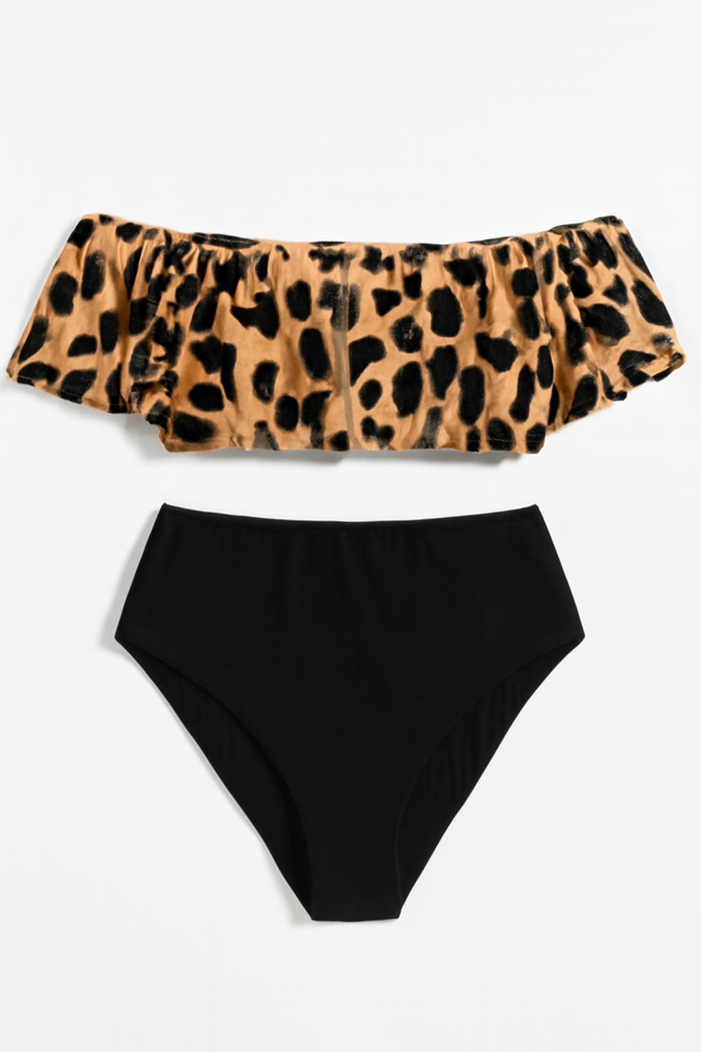 Biquíni Plus Size Halter Cintura Alta