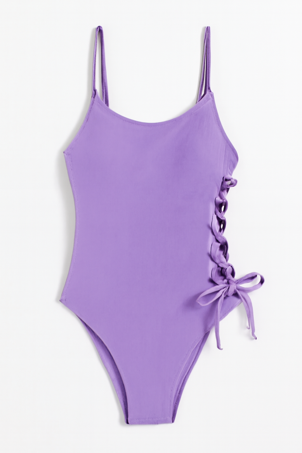 Maiô Liso Com Amarração Lateral Elegante