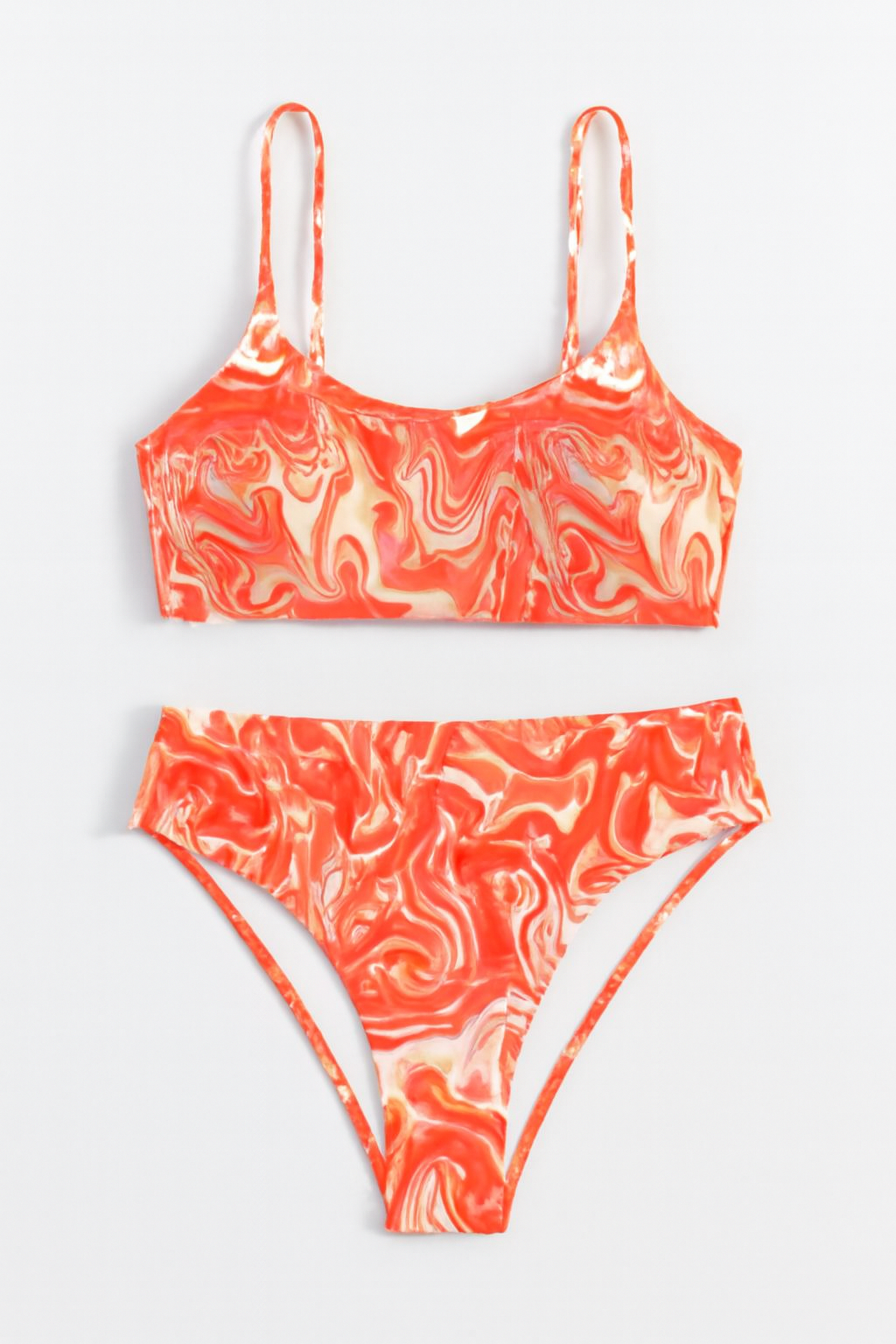 Biquíni Top com Bojo Alta Sustentação + Short Saída de Praia