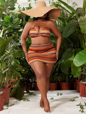 Biquíni Plus Size Estilo Boho Praia