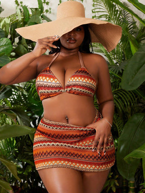 Biquíni Plus Size Estilo Boho Praia